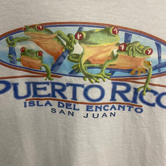 Puerto Rico Frog Graphic T-Shirt - Picture 2 of 5